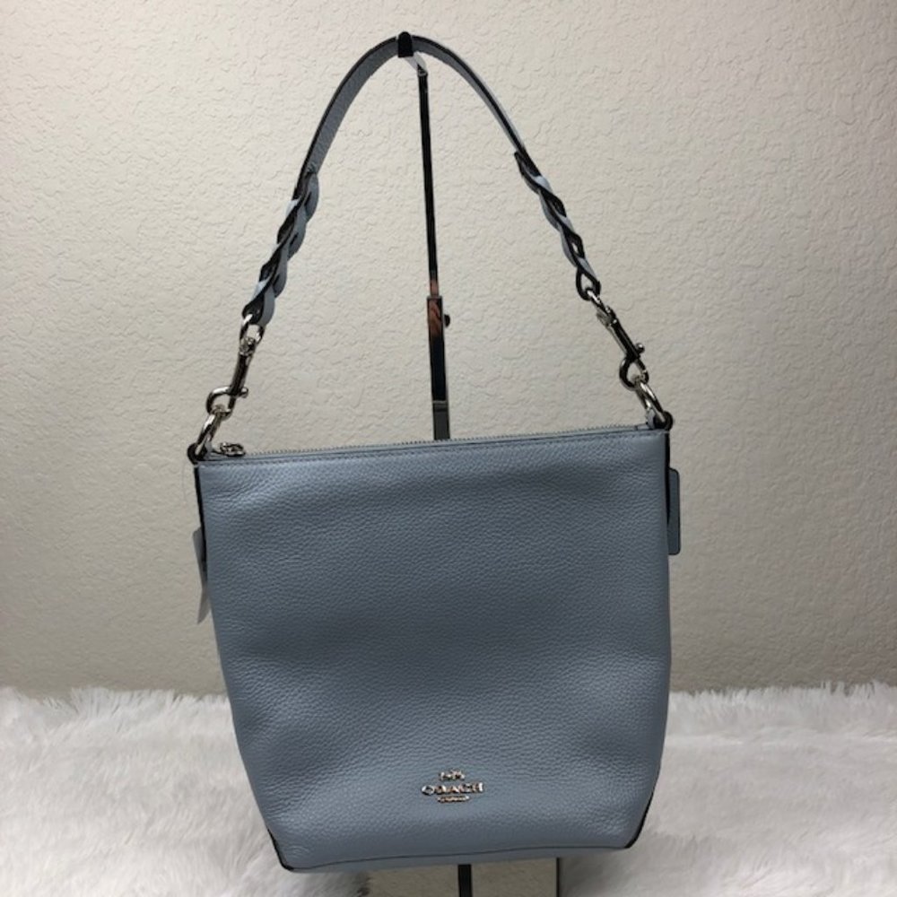Coach Mini Abby Duffle Pale Blue NWT